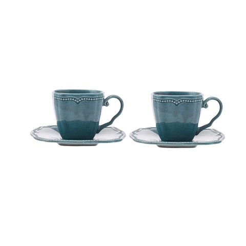 Karaca Umay Doppel Kaffeetassen-Set für 2 Personen 150 ml