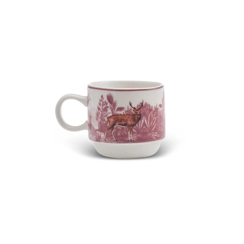 Karaca Jungle 5-teiliges Mug-Set mit Ständer