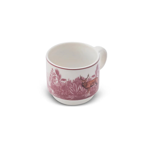 Karaca Jungle 5-teiliges Mug-Set mit Ständer