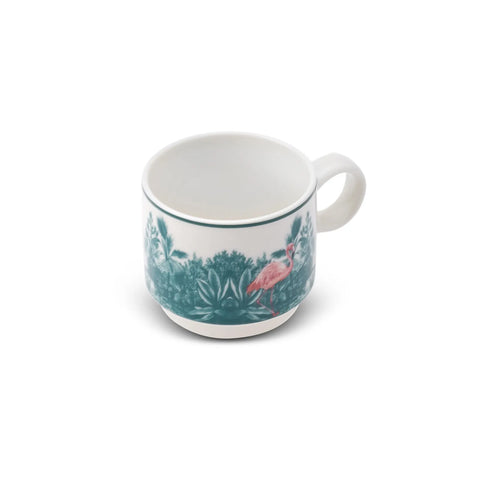 Karaca Jungle 5-teiliges Mug-Set mit Ständer