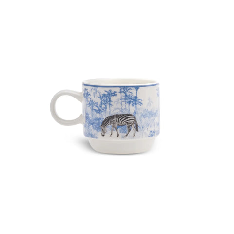 Karaca Jungle 5-teiliges Mug-Set mit Ständer