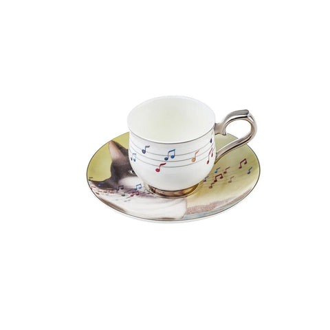 Karaca Unicef Varol Yasaroglu & Gurbuz Dogan Kaffeetassen-Set für 2 Personen 90 ml