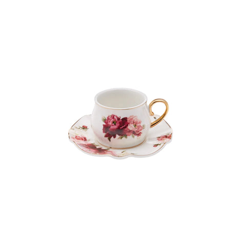 Karaca Rosa Kaffetassen-Set für 2 Personen 90 ml