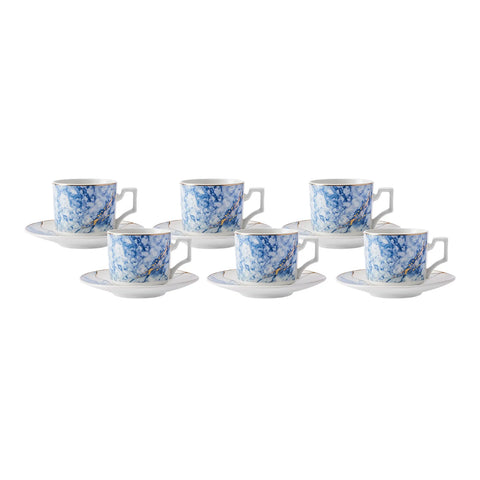 Karaca Paradise Kaffeetassen-Set für 6 Personen 100 ml