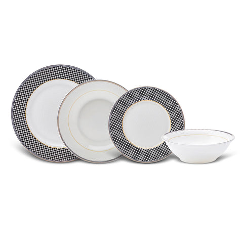 Karaca Signora 24 Piece Porcelain Dinnerware Set for 6 Person