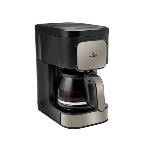 Karaca Just Coffee Aroma 2 in 1 Filter Kaffee und Tee Brühmaschine Beige