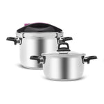 Karaca Perfect Purple Pressure Cooker Set 4+6 Lt