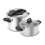 Karaca Perfect White Pressure Cooker Set 4+6 Lt