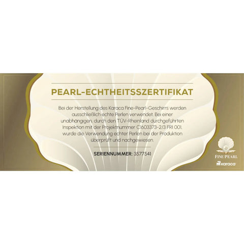 Karaca Red Carpet Collection Fine Pearl Extra Chanak Gold 62-teiliges Perlengeschirrset für 12 Personen