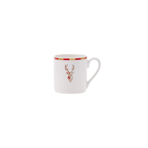 Karaca Aries Column Kaffeetasse Rot 90 ml