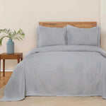 Karaca Home Berta Light Blue Double Bedspread Set