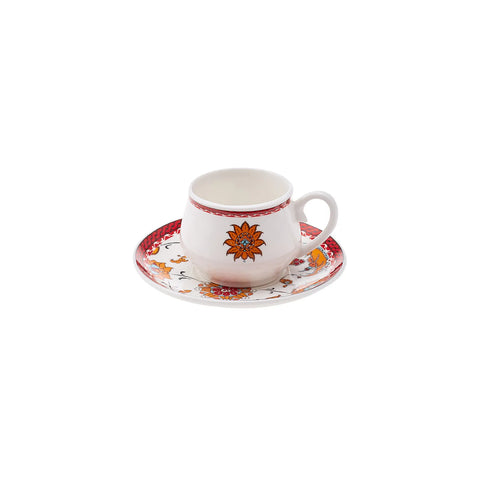 Karaca Hatayi Kaffeetassen-Set für 6 Personen 90 ml