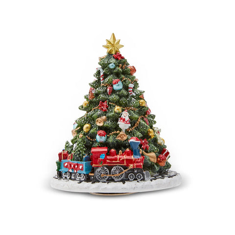 Karaca Home Dekorative Weihnachtsbaum-Spieluhr, 15 cm