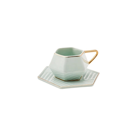 Karaca Line Kaffeetassen-Set für 2 Personen 90 ml