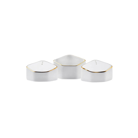 Karaca Fine Pearl Extra Eight Corner Dinner Set 62 Teile für 12 Personen 