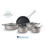 Karaca Mastermaid BioDiamond 9 Piece Cookware Set Beige