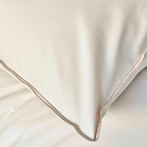 Karaca Home Back To Nature Bettwäsche-Set für Doppelbett 100% Baumwolle Beige