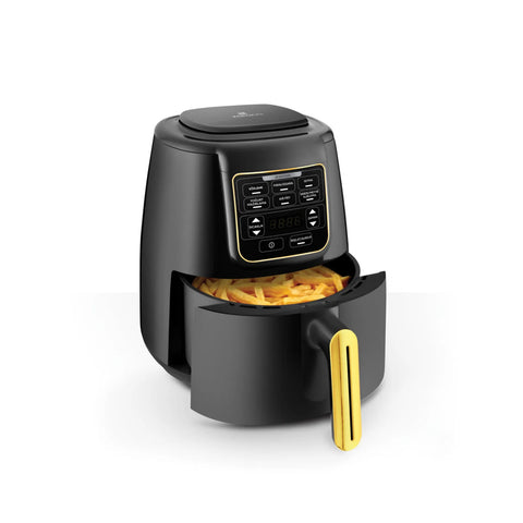 Karaca Air Cook mit Bratfunktion XL Airfryer Black Gold