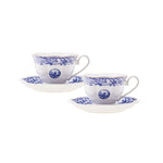 Karaca Blue Odyssey Set of 2 Teacups 220 ml