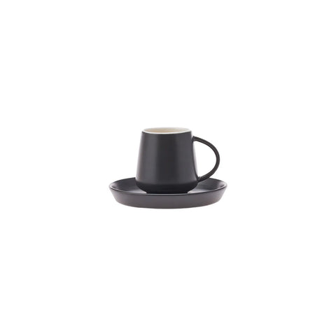 Karaca Datca 6 Personen Kaffeetassen-Set Schwarz 90 ml