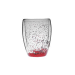 Karaca Pia Rot Glitter Wasserglas 350 ml