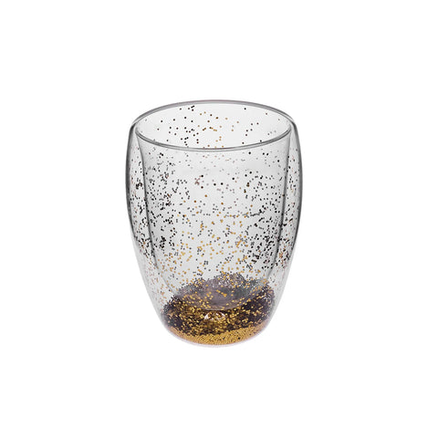 Karaca Pia Golden Glitter Wasserglas 350 ml