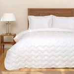 Ekotel Washable Duvet, Single, Light, White, 155 cm x 215 cm (roll)