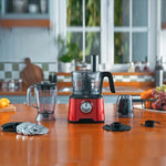 Karaca Mastermaid Power Multifunctional 10 in 1 Red Gıda Hazırlama Seti 2000w