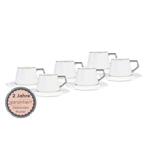 Karaca Zeher  Kaffeetassen-Set für 6  Personen