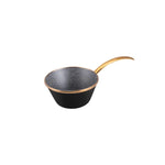 Karaca Troy Conic Sauce Bowl Black 14 cm