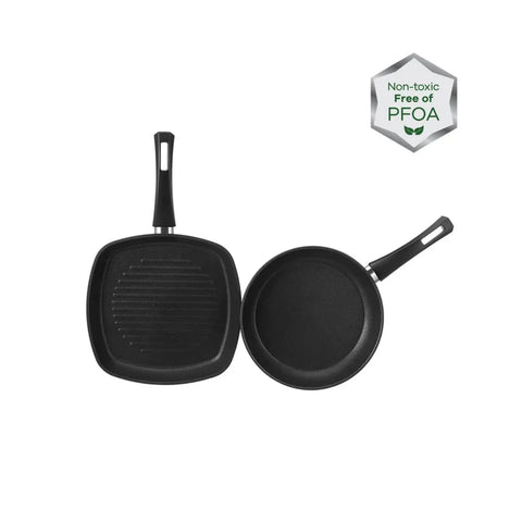 Karaca Bio Diamond Power Pfannengrill-Set Mit Antibakteriellem Griff