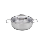 Karaca Galaxy Steel Wide-Bodied Saucepan For Aubergine Dishes 24 cm 3,0 lt