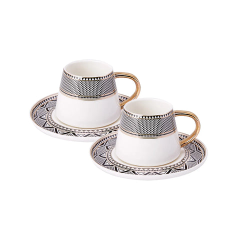 Karaca Globe Set mit 2 Kaffeetassen