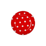 Karaca Polka Dot Red Porcelain Dessert Plate 19 cm