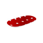 Karaca Polka Dot Red Porcelain Platter 26 cm