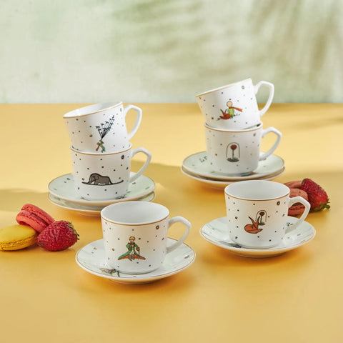 Karaca Little Prince 6 Personen Kaffeetassen-Set 80 ml