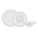 Karaca Ayla Porcelain 16 Piece for 4 Person Porcelain Dinner Set