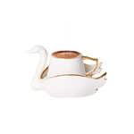 Karaca Swan Set mit 2 Kaffeetassen