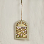 Karaca Easter Hello Spring Led Light Wood Decorative Trinket 