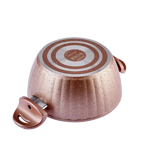 Cookplus Biogranit Dream 7-teiliges Kochgeschirr-Set Rose