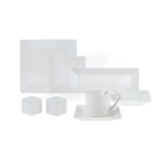 Karaca Trend Emboss Square Breakfast and Serveware Set, 32 Piece