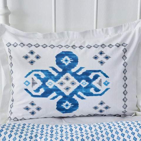 Karaca Home Neos Blau 100% Baumwolle Einzelbettdecke Set