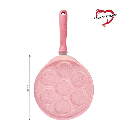 Karaca Love of Kitchen Biogranit Pancakes Bratpfanne Pink