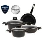 Karaca Bio Diamond Power 7 Piece Saucepan Set With Antibacterial Handles Induction Based