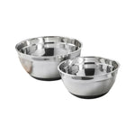 Karaca Stainless Steel Mixing Bowls Set Of 2 Non-Slip