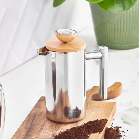 Karaca Mirror Wood French Press 350 ml