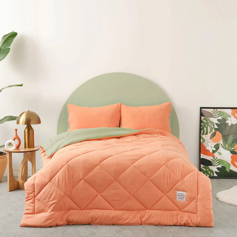 Karaca Home Smart Comfort Orange Doppel Bettbezug Set 