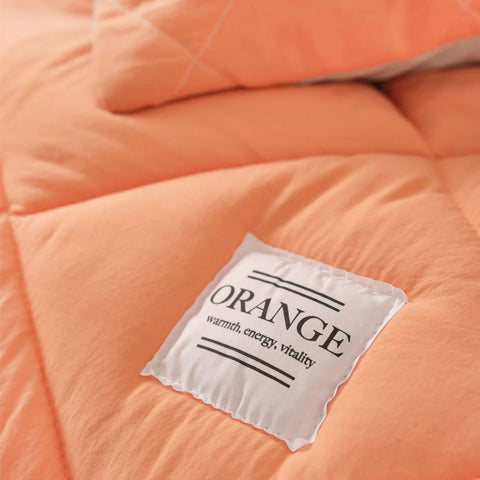 Karaca Home Smart Comfort Orange Doppel Bettbezug Set 