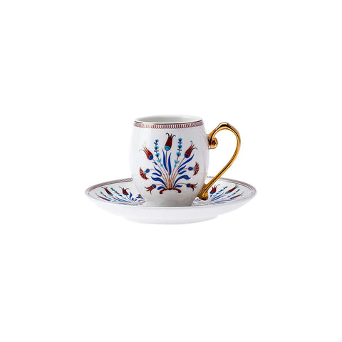 Karaca Finike Kaffeetasse Set 6 Personen 80 ml