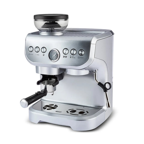  Karaca Coffee Art Barista Kaffeemaschine mit Mühle, Milchaufschäumer, 15 Bar Druck Espresso, Latte, Cappuccino, Americano Maschine 2L